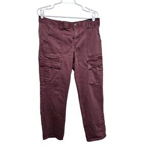 Wit & Wisdom Ab-Solution Mauve Cargo Skinny Pants Size 12